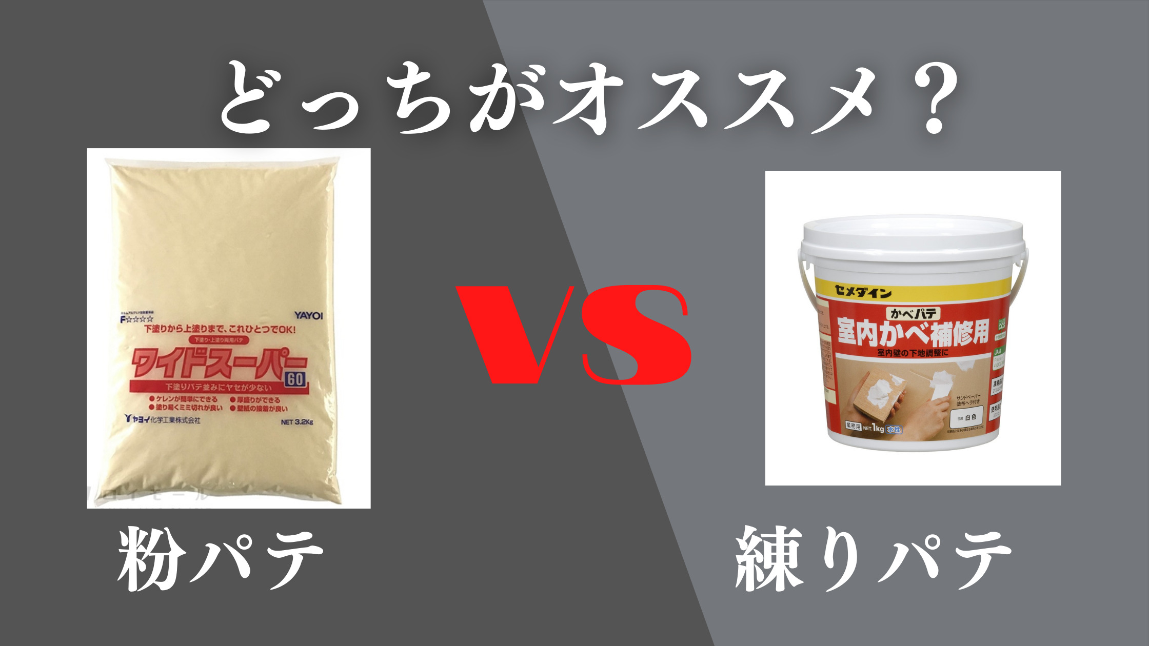 ヤヨイ化学 ワイドパテスーパー １２０分 6.4kg 白色